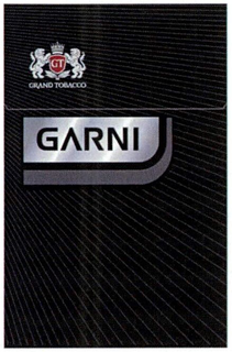 GARNI GT GRAND TOBACCO trademark
