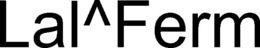 LAL^FERM trademark