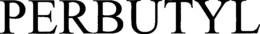 PERBUTYL trademark