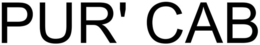 PUR' CAB trademark