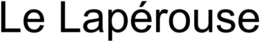 LE LAPÉROUSE trademark