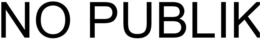 NO PUBLIK trademark