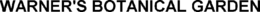 WARNER'S BOTANICAL GARDEN trademark