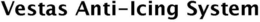 VESTAS ANTI-ICING SYSTEM trademark