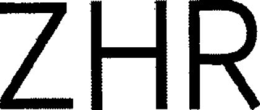 ZHR trademark