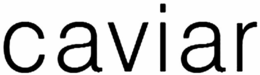 CAVIAR trademark