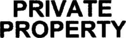 PRIVATE PROPERTY trademark
