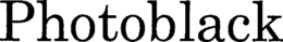 PHOTOBLACK trademark