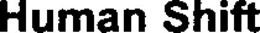 HUMAN SHIFT trademark