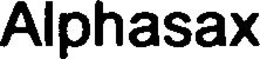 ALPHASAX trademark