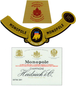 MONOPOLE CHAMPAGNE HEIDSIECK & CO. EXTRA DRY trademark