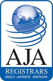 AJA REGISTRARS ANGLO JAPANESE AMERICAN trademark