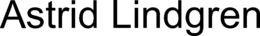 ASTRID LINDGREN trademark