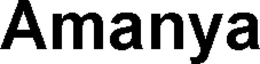 AMANYA trademark