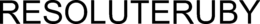 RESOLUTERUBY trademark