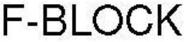 F-BLOCK trademark