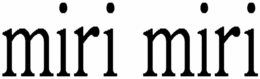 MIRI MIRI trademark