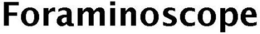 FORAMINOSCOPE trademark