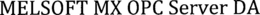 MELSOFT MX OPC SERVER DA trademark