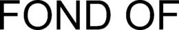 FOND OF trademark