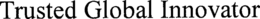 TRUSTED GLOBAL INNOVATOR trademark