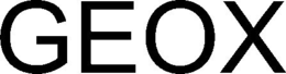 GEOX trademark