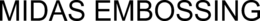 MIDAS EMBOSSING trademark