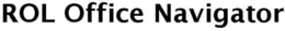 ROL OFFICE NAVIGATOR trademark