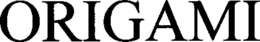 ORIGAMI trademark