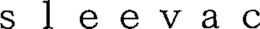 SLEEVAC trademark
