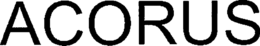 ACORUS trademark