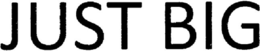JUST BIG trademark