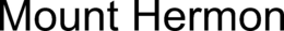 MOUNT HERMON trademark