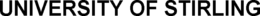 UNIVERSITY OF STIRLING trademark