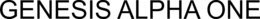 GENESIS ALPHA ONE trademark