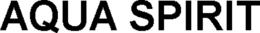 AQUA SPIRIT trademark