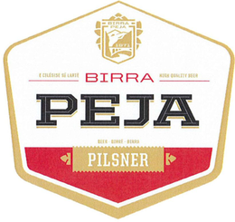 BIRRA PEJA 1871 E CILÉSISE SÉ LARTÉ BIRRA HIGH QUALITY BEER PEJA BEER BIRRÉ BIRRA PILSNER trademark