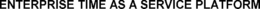 ENTERPRISE TIME AS A SERVICE PLATFORM trademark