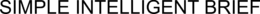 SIMPLE INTELLIGENT BRIEF trademark