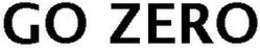 GO ZERO trademark