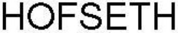 HOFSETH trademark