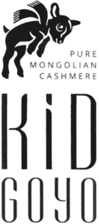 KID GOYO PURE MONGOLIAN CASHMERE trademark