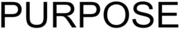 PURPOSE trademark