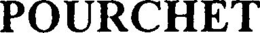 POURCHET trademark