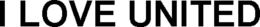 I LOVE UNITED trademark