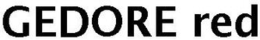 GEDORE RED trademark