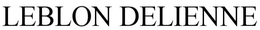 LEBLON-DELIENNE trademark