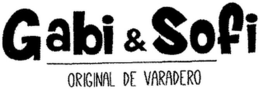 GABI & SOFI ORIGINAL DE VARADERO trademark