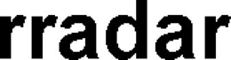 RRADAR trademark