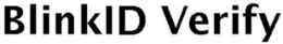BLINKID VERIFY trademark